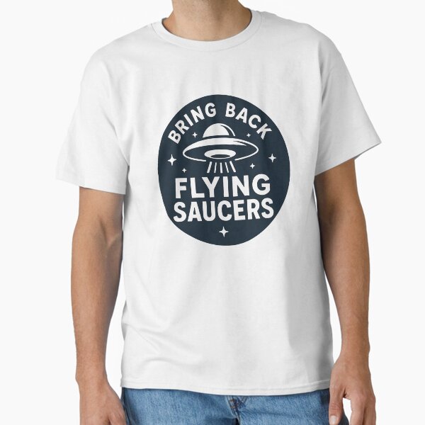 Item preview, Bring Back Flying Saucers designed and sold by Charlies-Artbox.