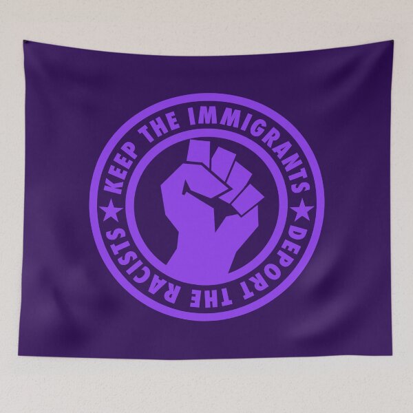 Item preview, Keep the Immigrants - Deport the racists designed and sold by Thelittlelord.