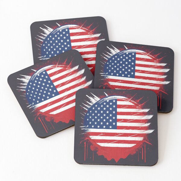Item preview, USA flag art designed and sold by Andre Faubert.