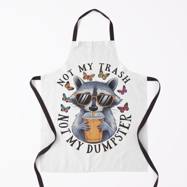 Item preview, Not My Trash Not My Dumpster, Funny Raccoon Iced Coffee, ABA Therapist, Speech Therapy, BCBA, Mental Health, RBT, AAC designed and sold by behindthefacts.