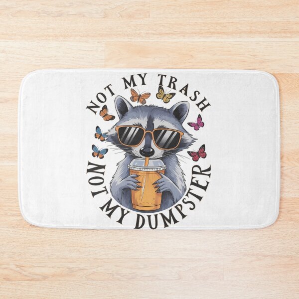 Item preview, Not My Trash Not My Dumpster, Funny Raccoon Iced Coffee, ABA Therapist, Speech Therapy, BCBA, Mental Health, RBT, AAC designed and sold by behindthefacts.