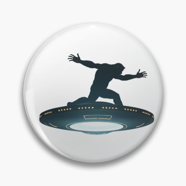 Item preview, Bigfoot Riding A UFO! designed and sold by Nextlevellife.