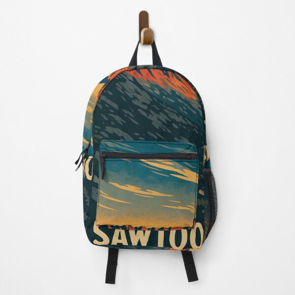 Item preview, Sunset on the Sawtooth Ridge Vintage Poster designed and sold by ~ Roodpart ~ Owen White.