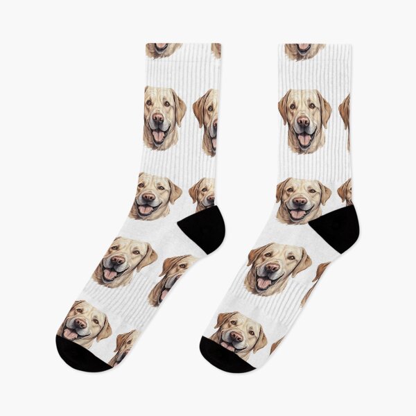Item preview, Golden Friend: Happy Labrador Retriever Portrait designed and sold by MYK-Printing.
