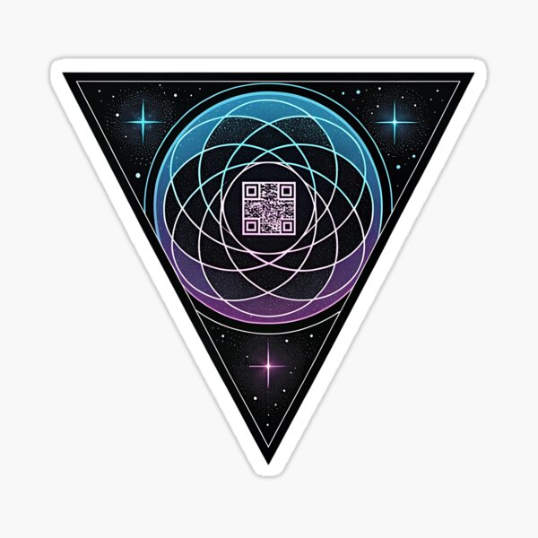 Item preview, Cosmic Gateway AR Design: Interactive Art for Modern Tech Fashion designed and sold by Bouchey.