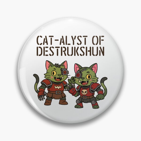 Item preview, We'z da Cat-alyst of Destrukshun! Cathammer Orcs designed and sold by yisela.
