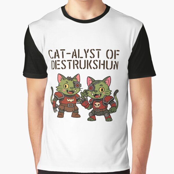 Artikel-Vorschau von Wir sind der Cat-alyst von Destrukshun! Cathammer Orks, designt und verkauft von yisela.