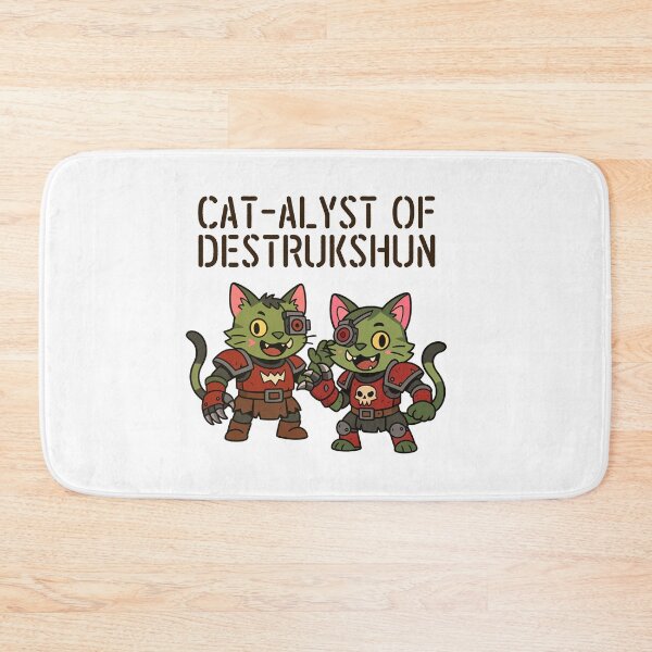 Item preview, We'z da Cat-alyst of Destrukshun! Cathammer Orcs designed and sold by yisela.