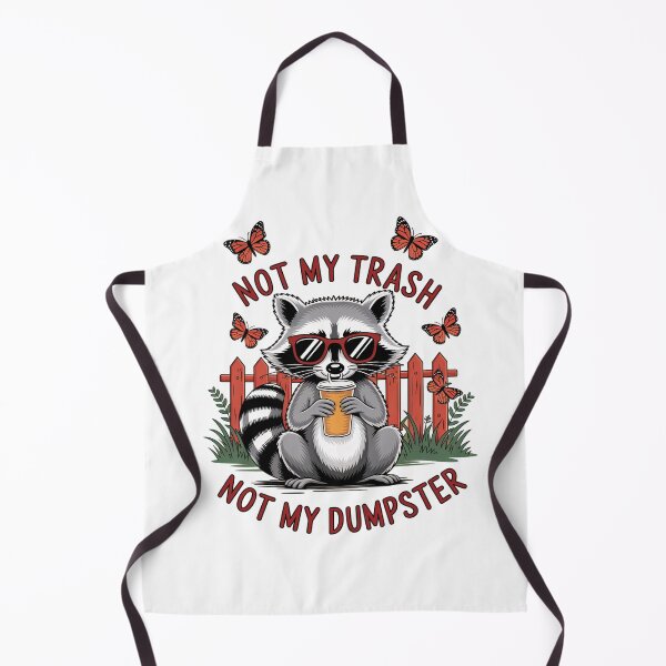 Item preview, Not My Trash Not My Dumpster, Funny Raccoon Iced Coffee, ABA Therapist, Speech Therapy, BCBA, Mental Health Humor , RBT, AAC designed and sold by behindthefacts.