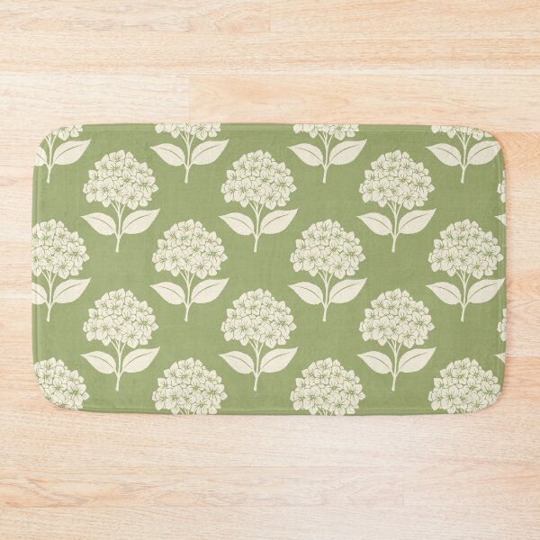 Item preview, Hydrangea Block Print - Green designed and sold by Elizabeth Weglein.