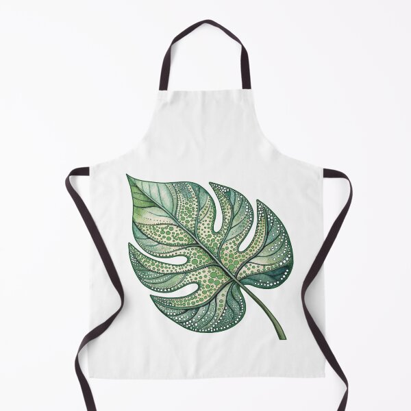 Item preview, Botanical Green Leaf Dot Art – Aesthetic Nature Inspired Drawing designed and sold by PnrArtDesign.