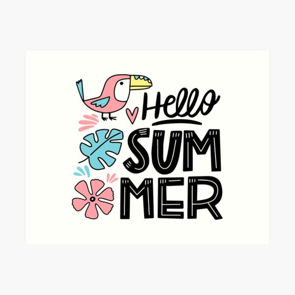 Item preview, Hello Summer designed and sold by CottonHeads.