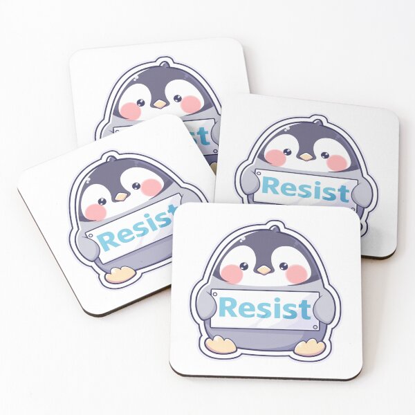 Item preview, Penguins resist! designed and sold by MendaciousMina.