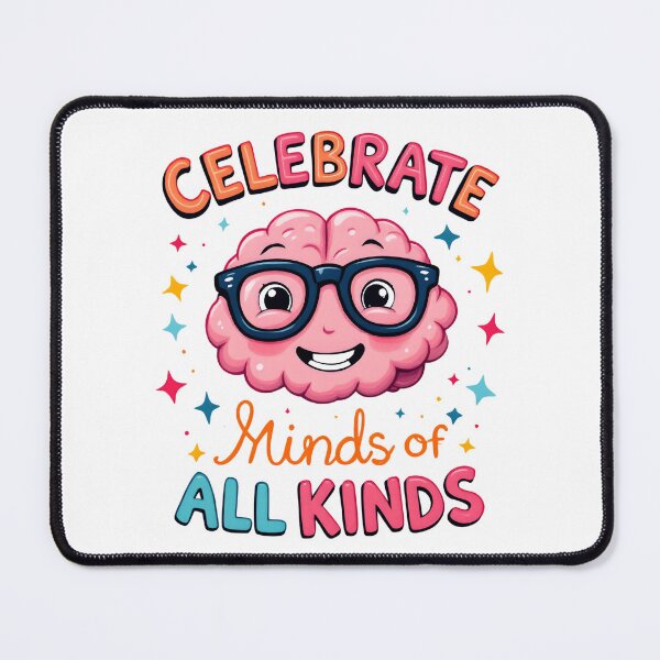 Item preview, Celebrate Minds of All Kinds, Neurodiversity Autism, Autism Awareness, ADHD, Mental Health, Special Ed Teacher, Behavior Analysts, SLP, RBT designed and sold by Orvista.