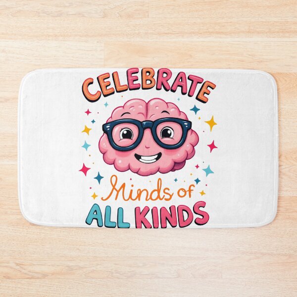 Item preview, Celebrate Minds of All Kinds, Neurodiversity Autism, Autism Awareness, ADHD, Mental Health, Special Ed Teacher, Behavior Analysts, SLP, RBT designed and sold by Orvista.
