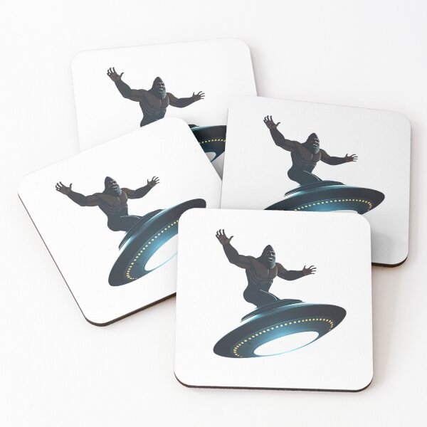 Item preview, Bigfoot Riding A UFO! Let's Ride! designed and sold by Nextlevellife.