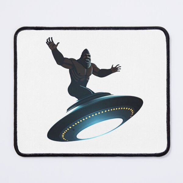 Item preview, Bigfoot Riding A UFO! Let's Ride! designed and sold by Nextlevellife.