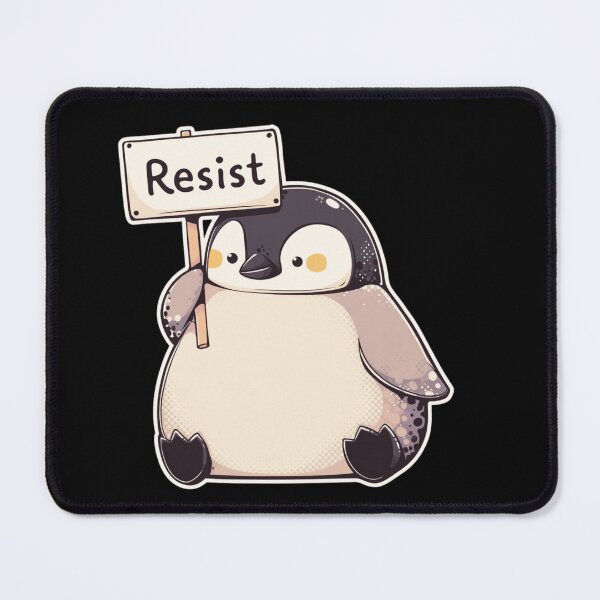 Item preview, Penguins resist! designed and sold by MendaciousMina.