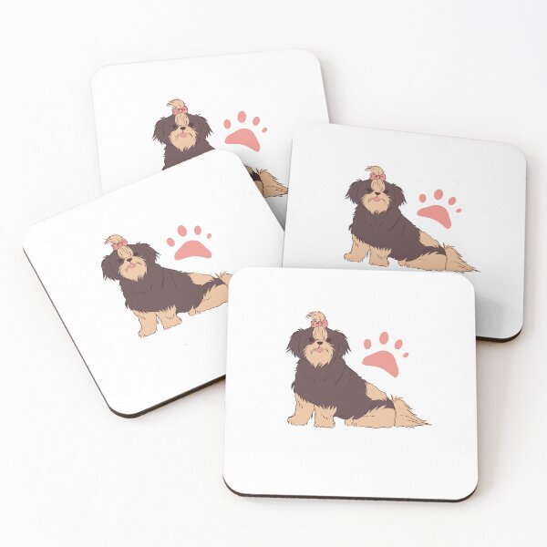 Item preview, My Heart Has Four Paws designed and sold by Puddle-Paws.