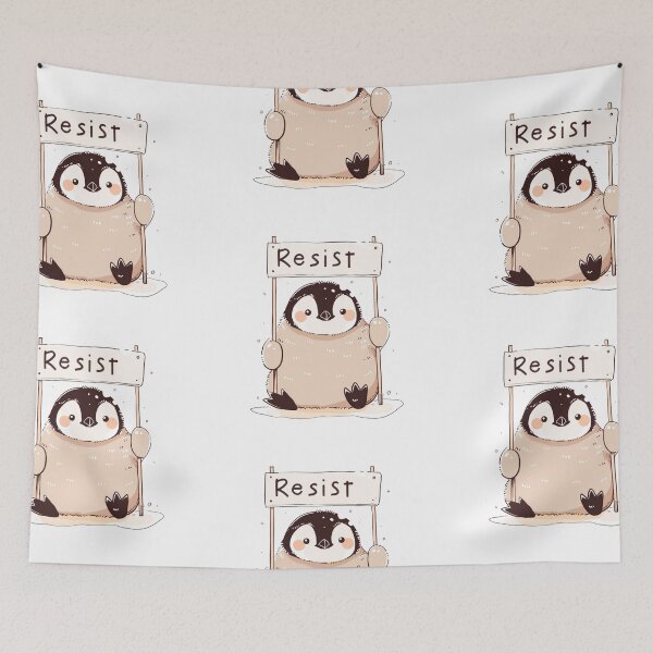Item preview, Penguins resist! designed and sold by MendaciousMina.