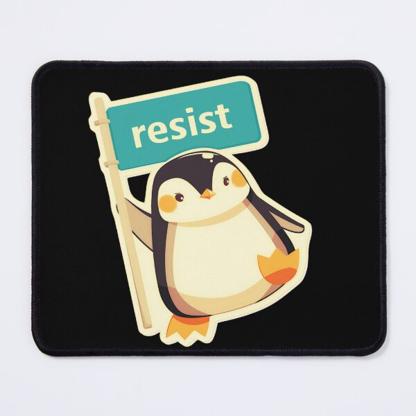 Item preview, Penguins resist! designed and sold by MendaciousMina.