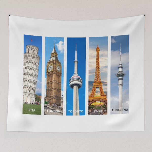Item preview, World’s Towers designed and sold by TokyoChick.