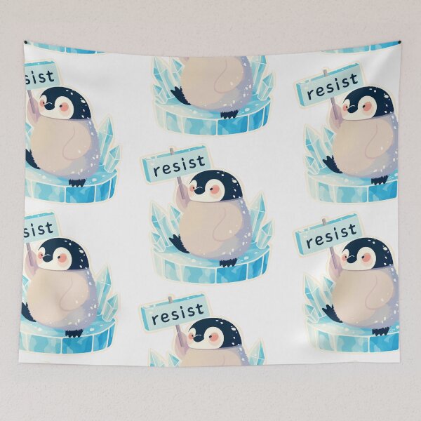 Item preview, Penguins resist! designed and sold by MendaciousMina.