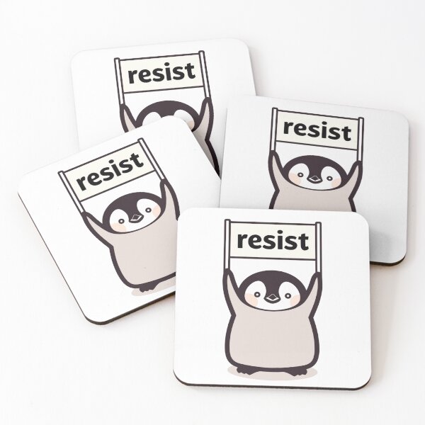 Item preview, Penguins resist! designed and sold by MendaciousMina.