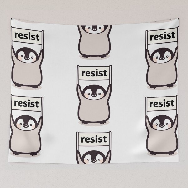 Item preview, Penguins resist! designed and sold by MendaciousMina.