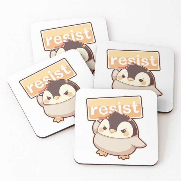 Item preview, Penguins resist! designed and sold by MendaciousMina.