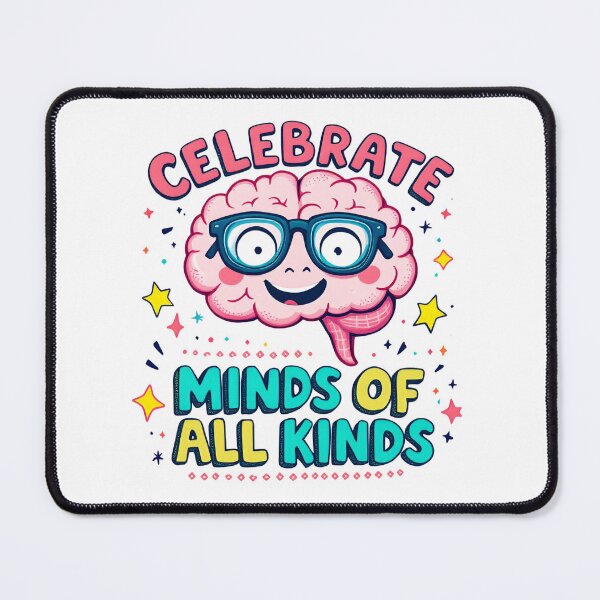 Item preview, Celebrate Minds of All Kinds, Neurodiversity Autism, Autism Awareness, ADHD, Mental Health, Special Ed Teacher, Behavior Analysts, SLP, RBT designed and sold by Orvista.
