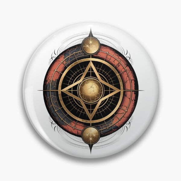 Item preview, Golden Alchemy Circle designed and sold by SignumShop.