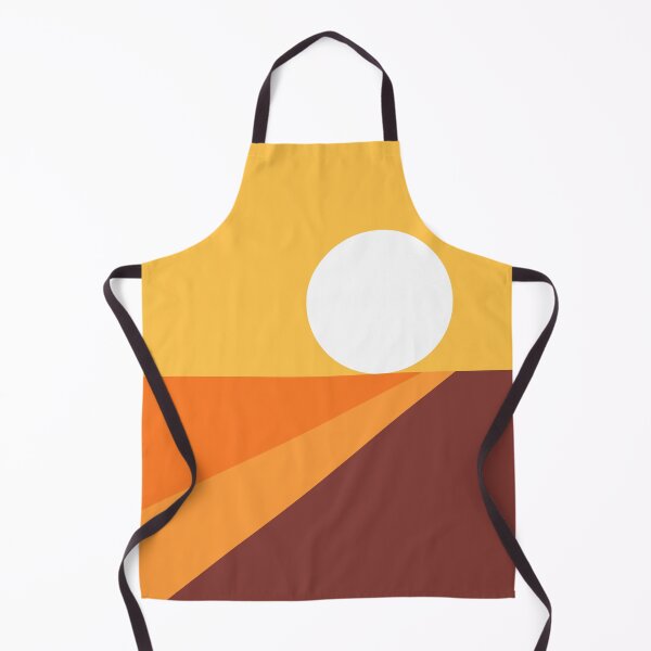 Item preview, Geometric Shapes Sunrise Sunset Abstract 3 in retro vibes designed and sold by nineFlorals.