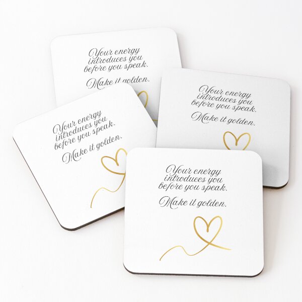 Item preview, Your energy introduces you before you speak. Make it golden. designed and sold by whatthefoxsays.
