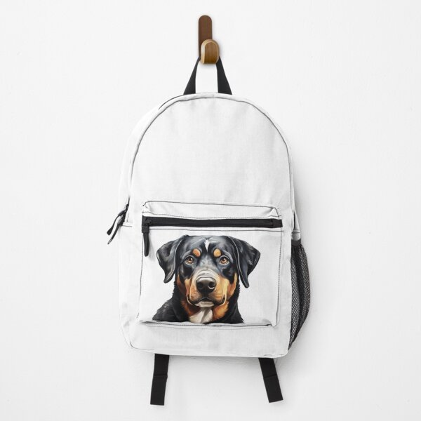 Item preview, Powerful Joy: Happy Rottweiler Portrait designed and sold by MYK-Printing.
