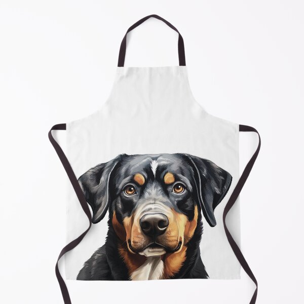 Item preview, Powerful Joy: Happy Rottweiler Portrait designed and sold by MYK-Printing.
