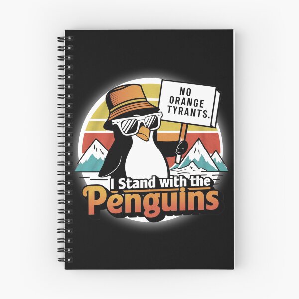 Item preview, I Stand With The Penguins Funny Design designed and sold by Maggie Mustard.