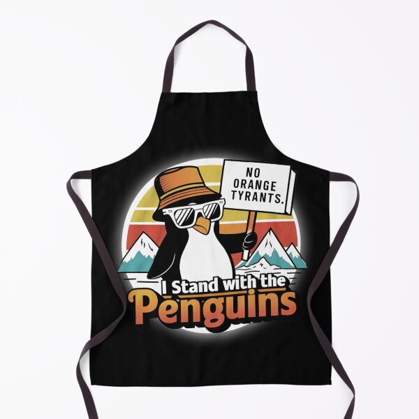 Item preview, I Stand With The Penguins Funny Design designed and sold by Maggie Mustard.
