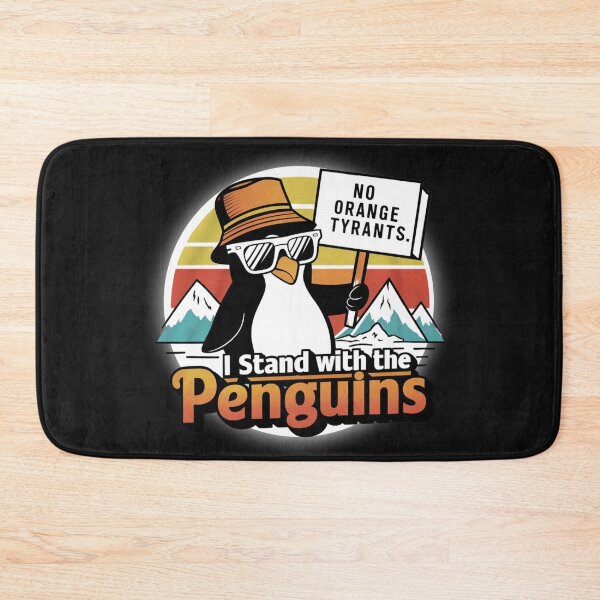 Item preview, I Stand With The Penguins Funny Design designed and sold by Maggie Mustard.