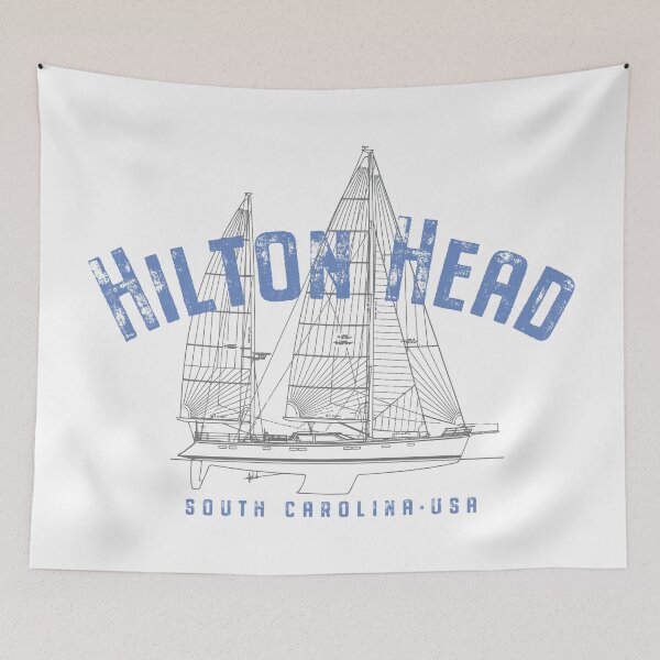 Item preview, Hilton Head Island South Carolina Nautical Sailboat Design designed and sold by Futurebeachbum.