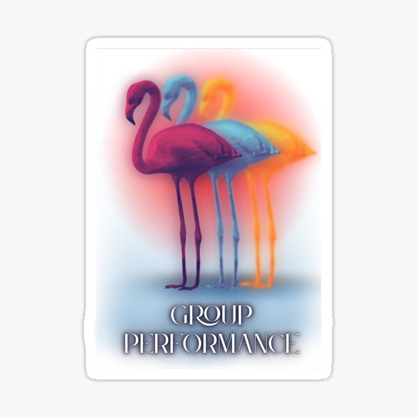 Item preview, flamingo group performance designed and sold by Frog-Vision.