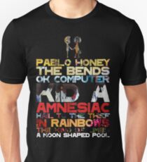 Radiohead albums Unisex T-Shirt