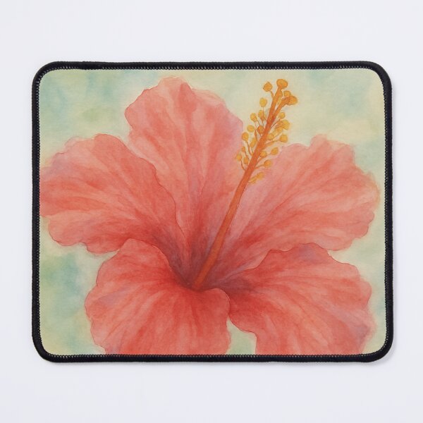Item preview, Tropical Whisper – Hibiscus in Watercolor designed and sold by coconova.