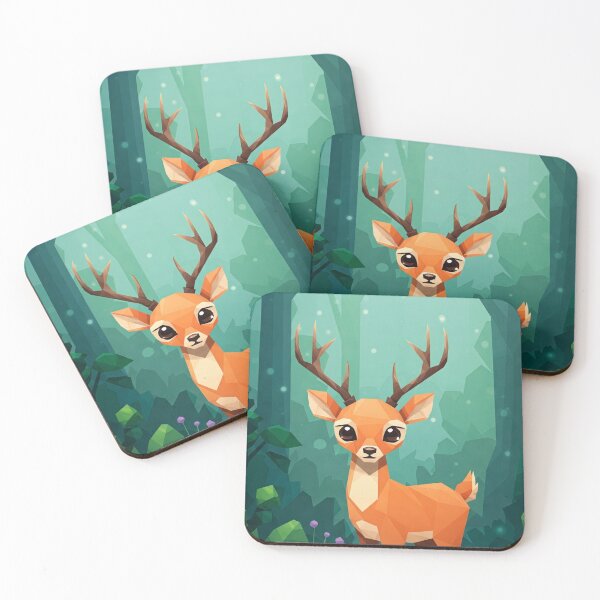 Item preview, Geometric Baby Deer designed and sold by Bestie-Emporium.