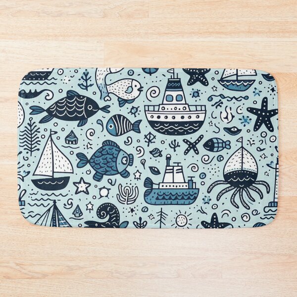Item preview, Tiny fish, big smiles—marine fun awaits designed and sold by Vanich-Panich.