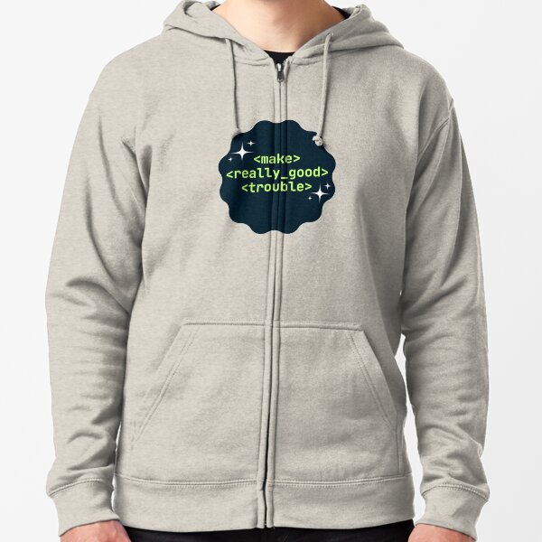 Item preview, Make Really Good Trouble - black & lime green designed and sold by Alt Department of Education .
