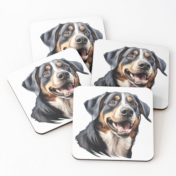 Item preview, Powerful Joy: Happy Rottweiler Portrait designed and sold by MYK-Printing.