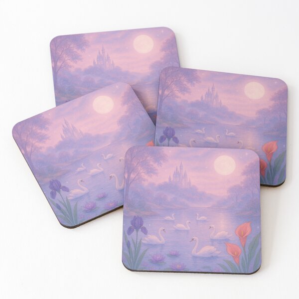 Item preview, Swanlight Kingdom – Fantasy Lake Dream designed and sold by coconova.