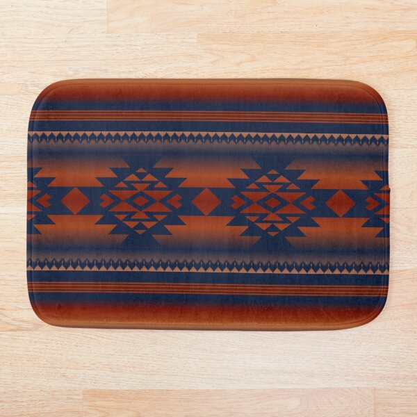 Artikelvorschau, Native American Aztec Tribal Southwestern Navajo geometrisches Muster entworfen und verkauft von BWDecorPattern.