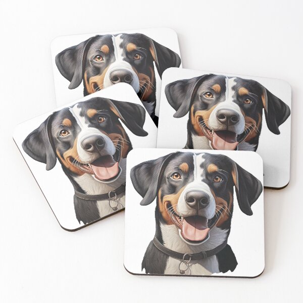 Item preview, Powerful Joy: Happy Rottweiler Portrait designed and sold by MYK-Printing.